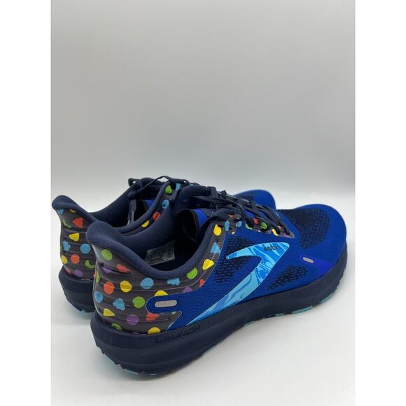 Brooks Launch 9 Running Shoes Blue/Peacoat/Yellow Men's Size 10, - Picture 6 of 12